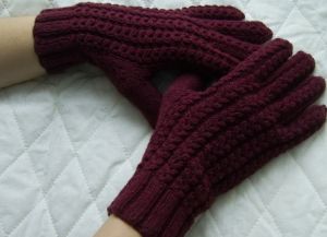 как да плете ръкавици с игли 12