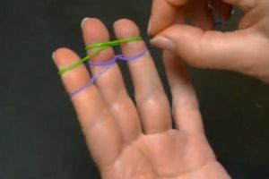 kako tkati dvostruke gumene narukvice 6