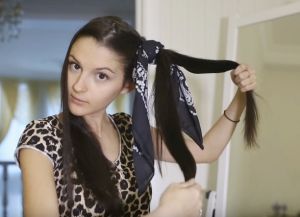 kako vaditi lase ponoči brez curlers 3