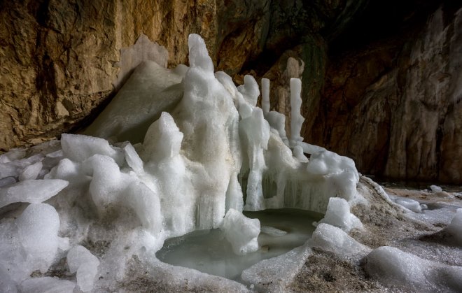 Озера в пещере