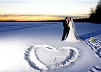 nápady pro zimní svatební fotografie 1