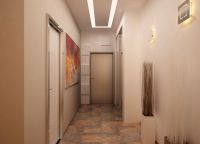 Notranjost dolgega koridorja v apartmaju 1