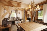 интериорен дизайн на дървена къща1