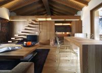 Interiér dřevěného domu 12