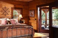 wnętrze sypialni w drewnianym domu 5