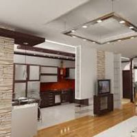 vnitřní obývací pokoj s kuchyňkou1