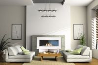 moderní designový obývací pokoj s krbem1