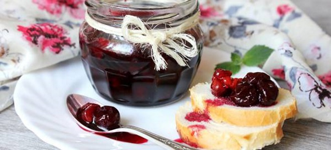 cherry jam bez cukru