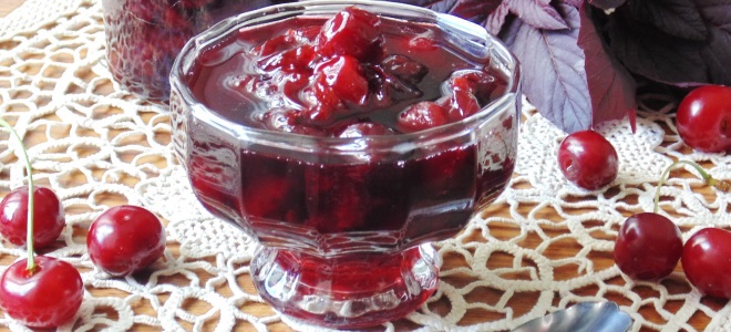 cherry jam s receptem na pektin