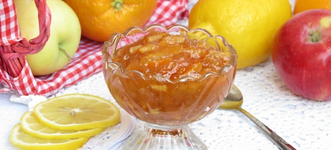 jablečný džem s citronem