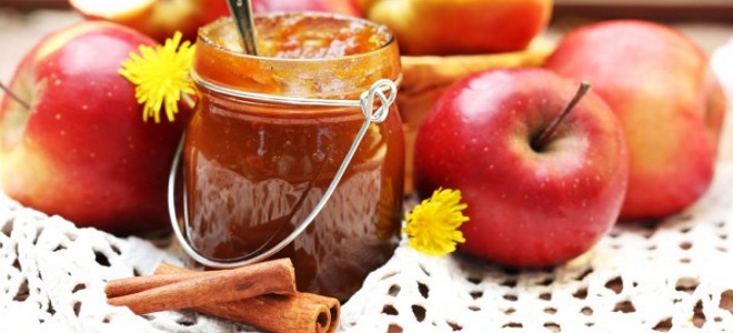 jabolčni džem s cimetovim receptom za zimo
