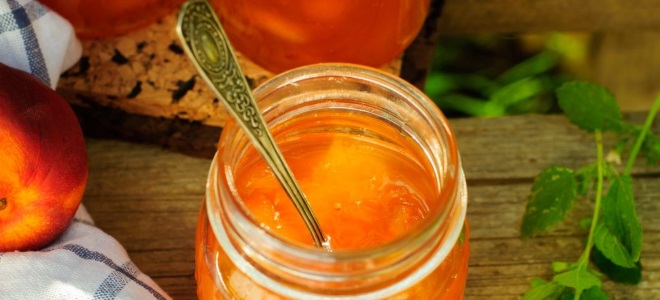 Peach jam - recept za zimo z želatino