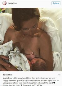Джулс поделилась в Instagram снимком с малышом