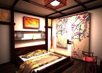 Japonský styl v interiéru bytu1