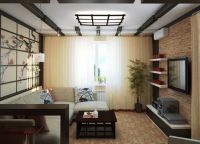 Японски стил във вътрешността на апартамента2