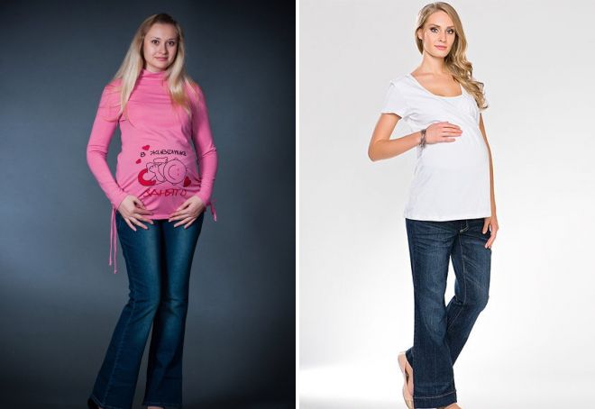 как да избере дънки за бременни жени