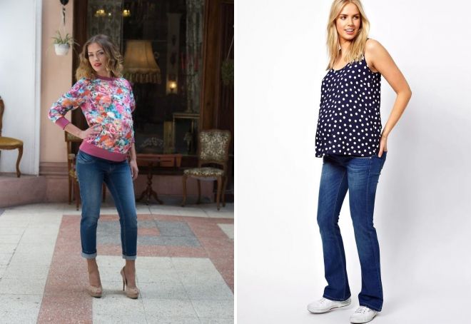 kako izbrati pravo jeans za nosečnice