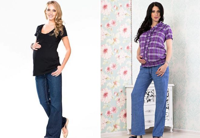 pohodlné džíny pro těhotné ženy