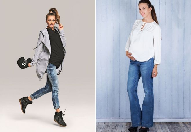 pohodlné džíny pro těhotné ženy