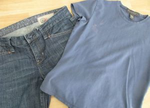 Jeans za nosečnice lastne roke1