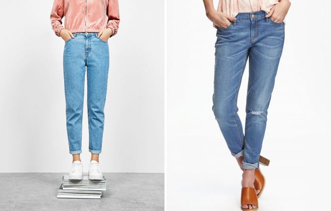 джинсы мом и бойфренды отличия