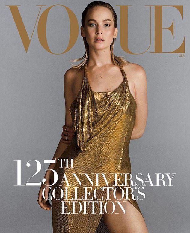 Лоуренс на обложке Vogue