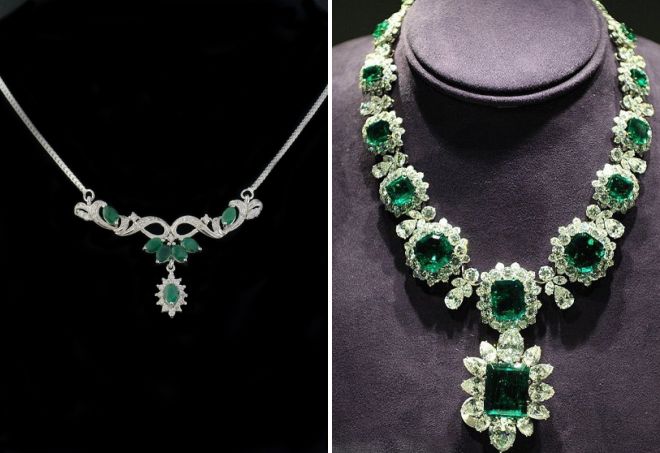ogrlica z smaragdami
