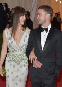 Justin Timberlake i Jessica Biel po spotkaniu