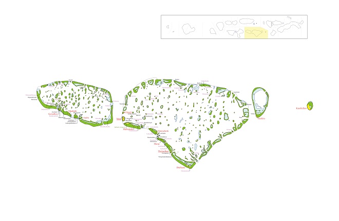Карта Атолла Каафу