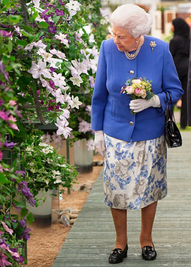 Королева ежегодно посещает выставку