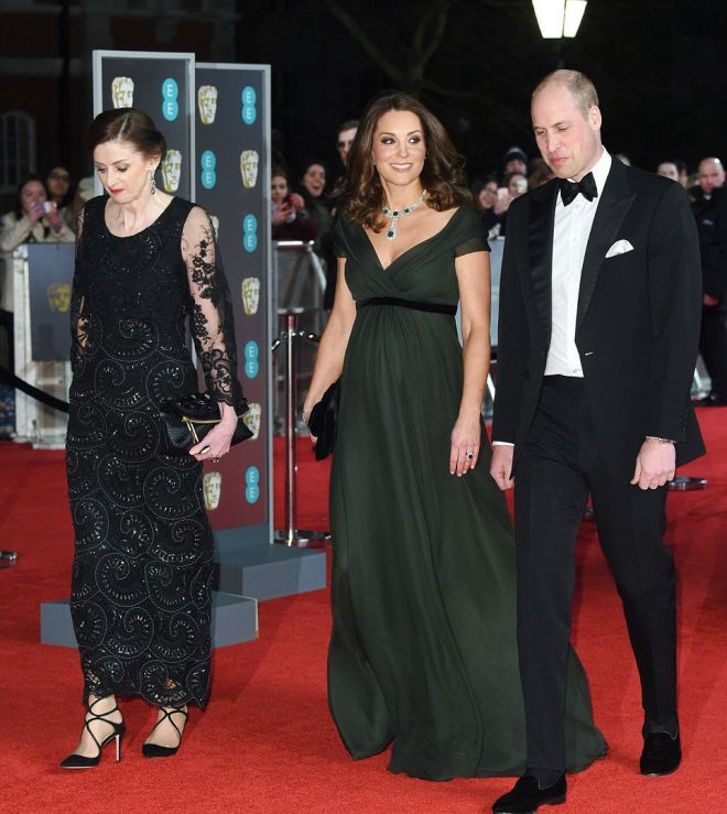Кейт Миддлтон и принц Уильям на кинопремии BAFTA-2018