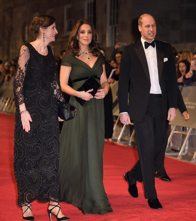 Кейт Миддлтон и принц Уильям прибывают на церемонию BAFTA 2018