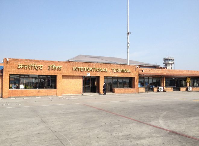 Вход в аэропорт Катманду