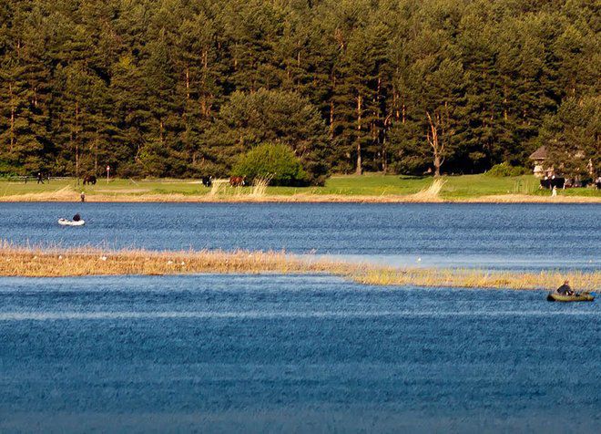 Озеро Кишэзерс - одно из самых красивых мест Латвии