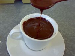 kakaowa galaretka z ciemną czekoladą