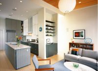Kuchyně a obývací pokoj společně - design2