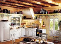 design kuchyně v dřevěném domě 5