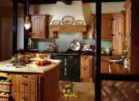 design kuchyně v dřevěném domě 6
