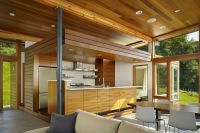 Kuchyňský design v dřevěném domě 3