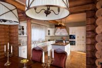 Kuchyňský design v dřevěném domě 4
