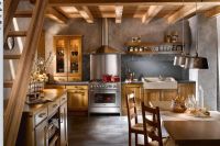 Кухненски дизайн в дървена къща 6