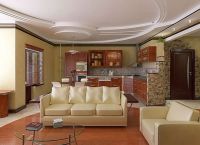 Kuchyňský design obývací pokoj v soukromém domě1