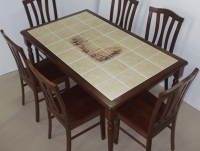 Kuhinjski stolovi s keramičkim pločicama3