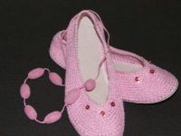 pletené baletní boty 1