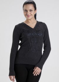 pleteni pulover za žene 10