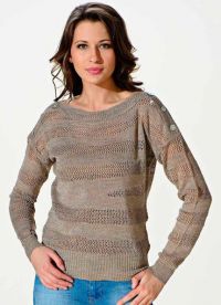 плетени џемпер за жене 1