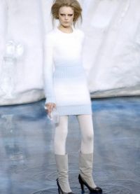 Dzianinowa sukienka na zimę 3
