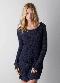 pletené svetrové šaty 2
