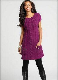 pletené svetrové šaty 5