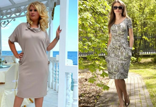 плетени рокли за жени с наднормено тегло